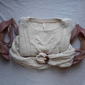 Chunky Knit Crop Sweater